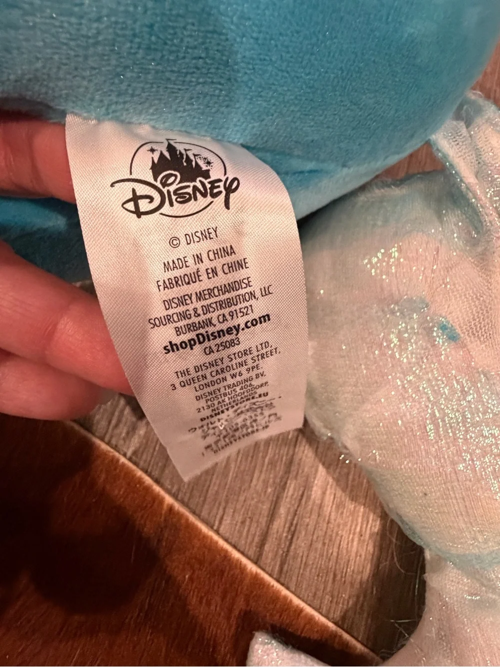 Disney Teal Plush Horse Stuffed Animal